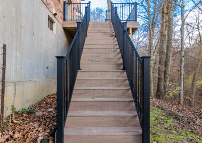 Fenced Stair Deck Modeling