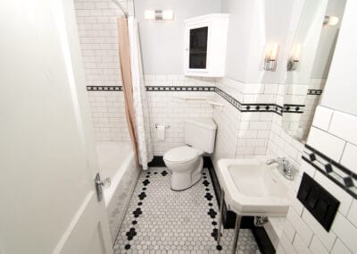 Infinite Line of Tetris with Full Bathroom Designing